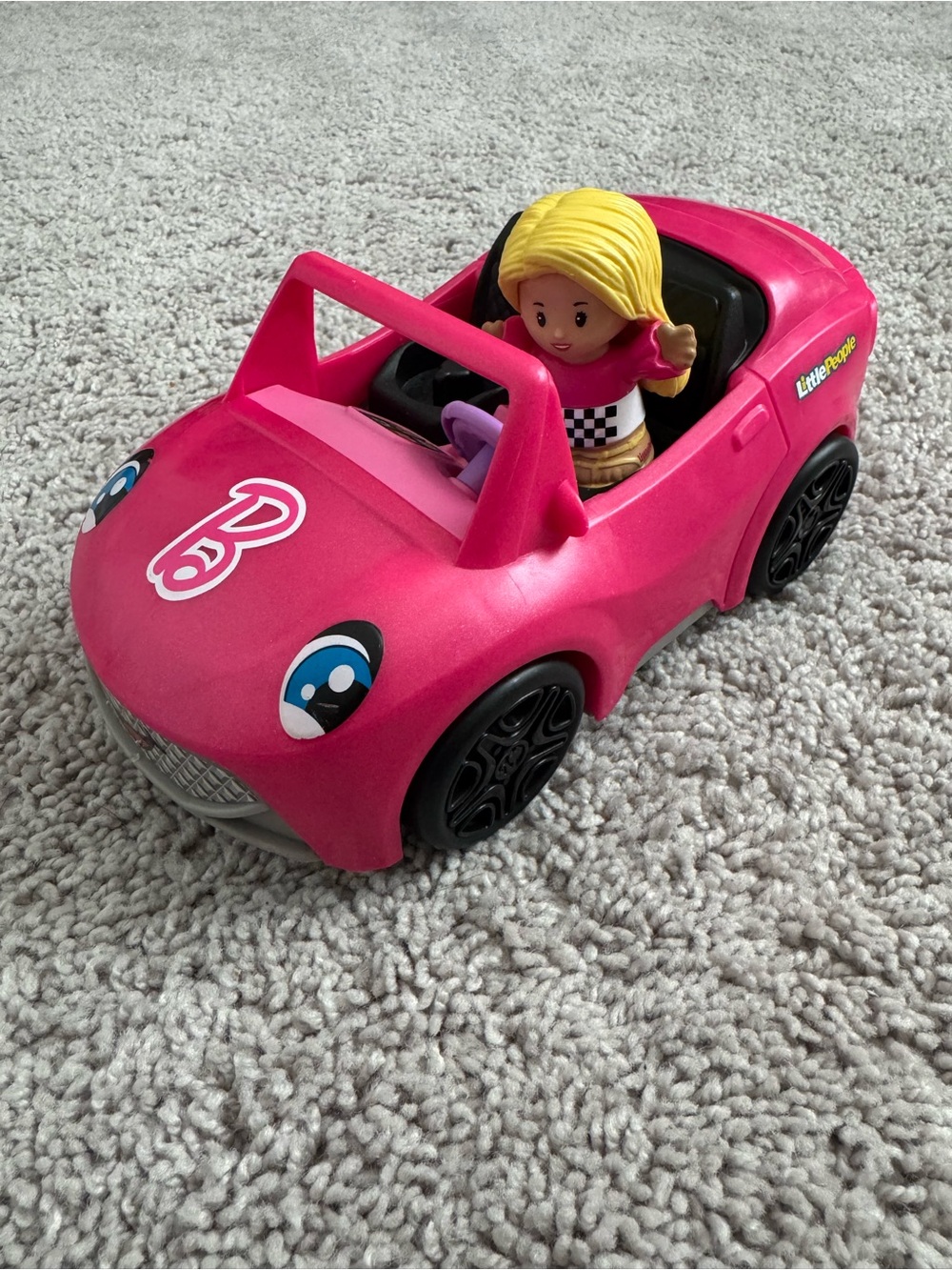 Fisher Price Little People Barbie Convertible Figure and Car Plays Music